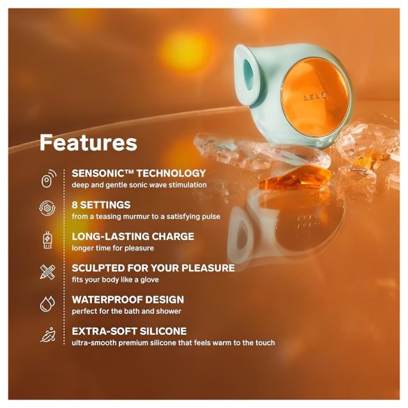 LELO Sila - klitorisvibrator med lydbølger - vandtæt - lilla