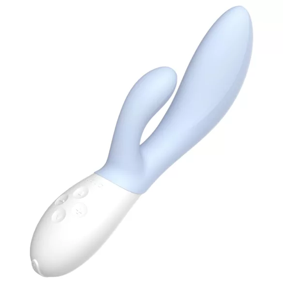LELO Ina 3 - rabbit vibrator - genopladelig vandtæt - blå