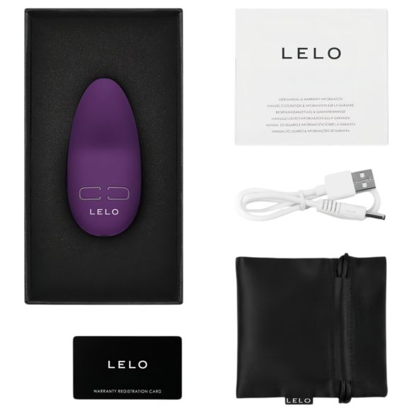 LELO Lily 3 - klitorisvibrator - genopladelig, vandtæt - mørkelilla