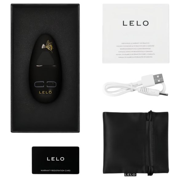 LELO Nea 3 - klitorisvibrator - genopladelig, vandtæt - sort