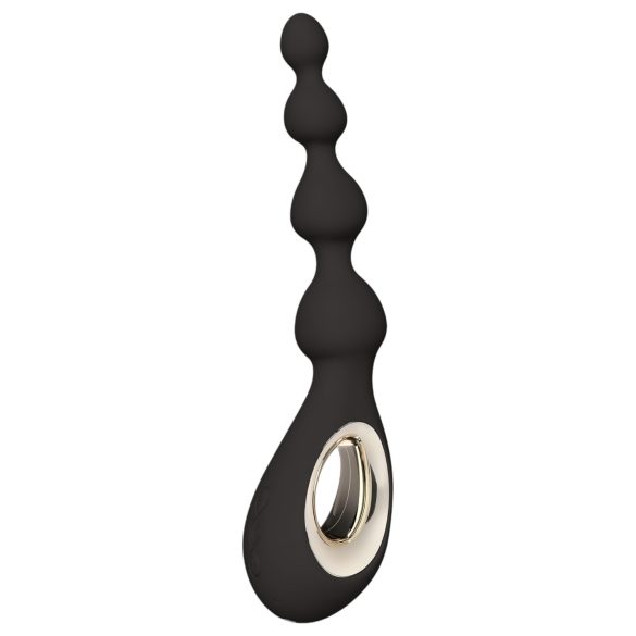 LELO Soraya Beads - analvibrator med vibrator - genopladelig vandtæt - sort