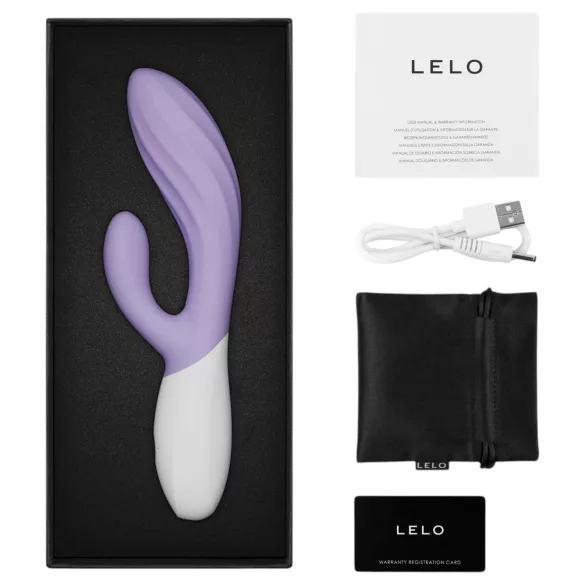 LELO INA Twist - app-styret G-punktsvibrator med klitorisarm (lilla)