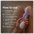 LELO INA Twist - app-styret G-punktsvibrator med klitorisarm (lilla)