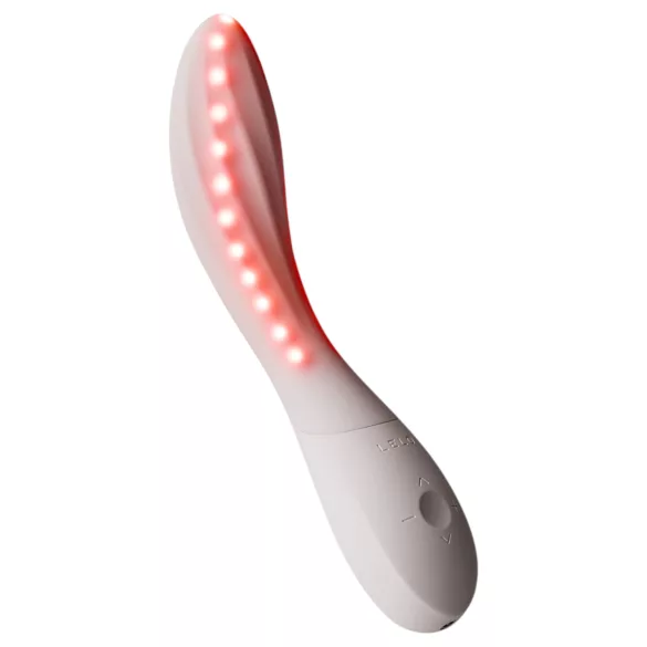 LELO Mona Spectra - smart G-punktsvibrator med LED-lys (hvid)