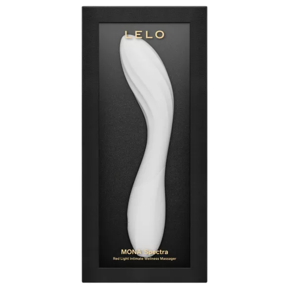 LELO Mona Spectra - smart G-punktsvibrator med LED-lys (hvid)