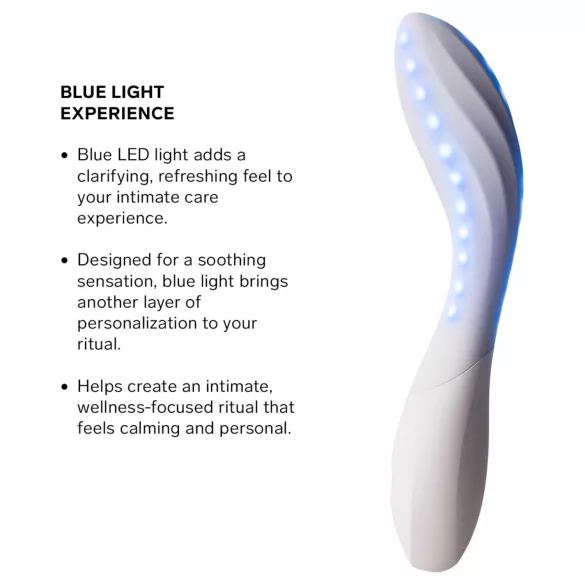 LELO Mona Spectra - smart G-punktsvibrator med LED-lys (hvid)