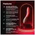 LELO Mona Spectra - smart G-punktsvibrator med LED-lys (hvid)