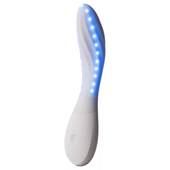 LELO Mona Spectra - smart G-punktsvibrator med LED-lys (hvid)