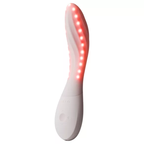 LELO Mona Spectra - smart G-punktsvibrator med LED-lys (hvid)