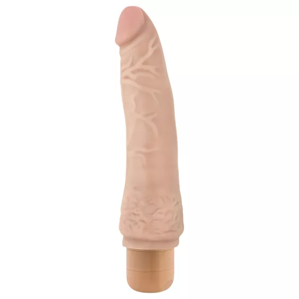 Dr. Skin Vibe No.7 - realistisk dildo vibrator - hudfarvet
