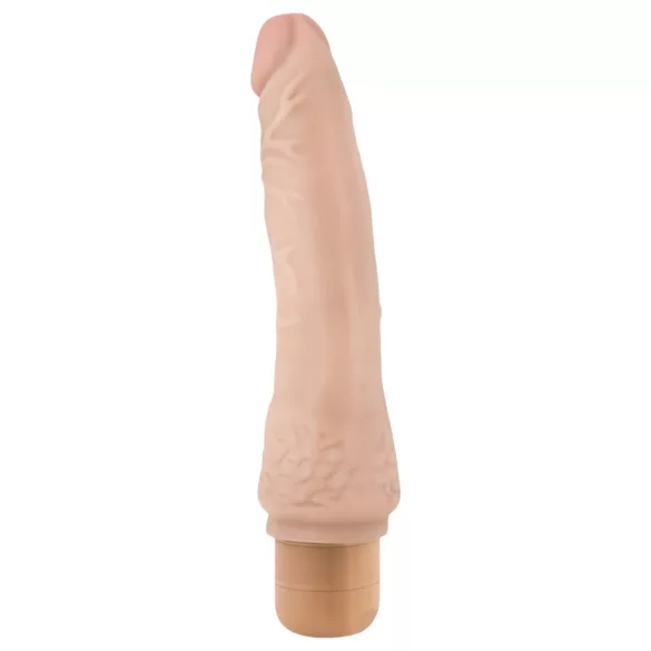 Dr. Skin Vibe No.7 - realistisk dildo vibrator - hudfarvet