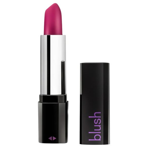 Blush Lipstick Rosé - mini vibrator - vandtæt - sort/rosa