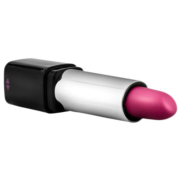 Blush Lipstick Rosé - mini vibrator - vandtæt - sort/rosa