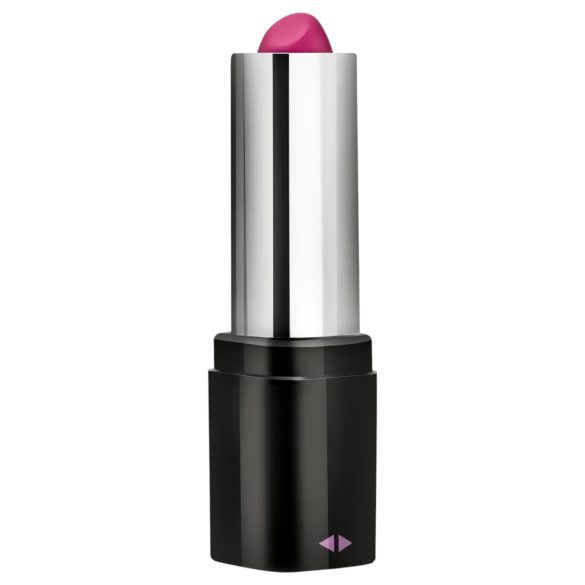 Blush Lipstick Rosé - mini vibrator - vandtæt - sort/rosa