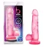 B Yours Sweet N Hard 4 - dildo med testikler - 18 cm - pink
