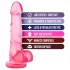 B Yours Sweet N Hard 4 - dildo med testikler - 18 cm - pink