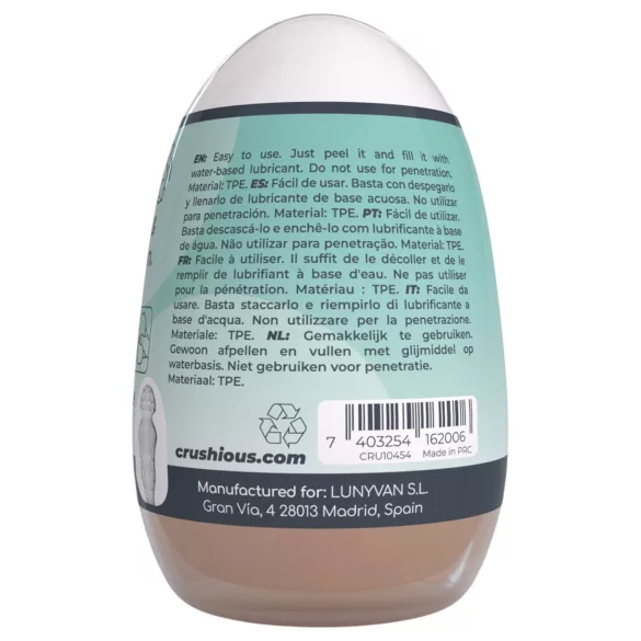Crushious Ezy Egg The Novice - masturbator æg (hudfarvet)