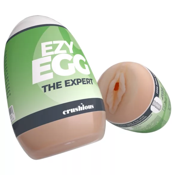 Crushious Ezy Egg The Expert - onanæg / masturbator-æg (hudfarvet)