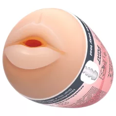 Crushious Ezy Egg Mouth - masturbatoræg (hudfarvet)
