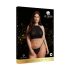 Le Désir Plus Size - stribet fest-sæt - sort (XL-3XL)