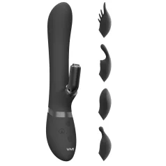 Vive Chou - 4-i-1 klitorisarm-vibrator (sort)