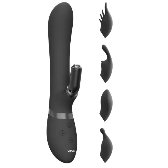 Vive Chou - 4-i-1 klitorisarm-vibrator (sort)
