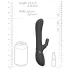 Vive Chou - 4-i-1 klitorisarm-vibrator (sort)