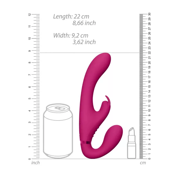 Vive Suki - strap-on vibrator uden harness - vibrator pink