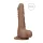 RealRock - dildo med testikler - realistisk - mørk natur - 17cm
