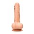 RealRock Dong 8 - livagtig dildo med testikler (20 cm) - natur