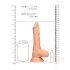RealRock Dong 8 - livagtig dildo med testikler (20 cm) - natur
