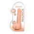 RealRock Dildo 10 - livagtig med testikler (25 cm) - naturfarvet