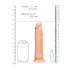 RealRock - realistisk dildo - 20cm - hudfarvet