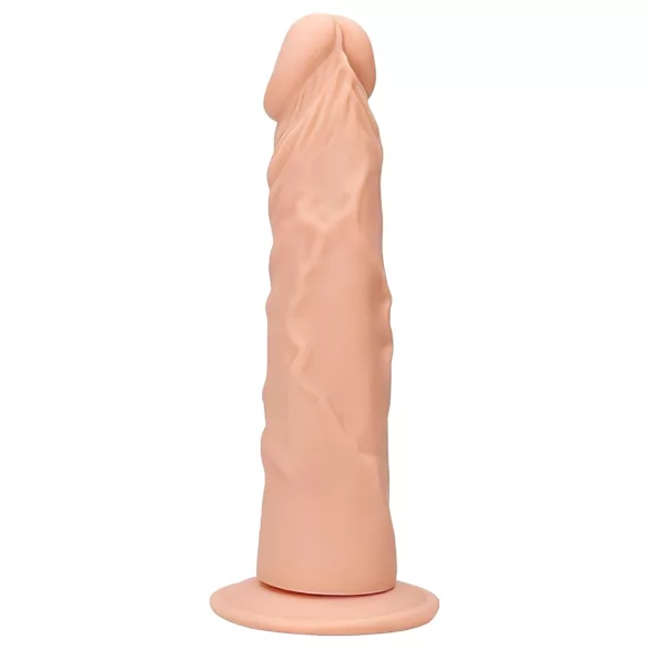 RealRock - dildo med åretegning - realistisk - 25cm - naturfarve