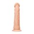 RealRock - dildo med åretegning - realistisk - 25cm - naturfarve