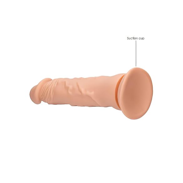 RealRock - dildo med åretegning - realistisk - 25cm - naturfarve