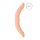 RealRock Double Dong 14 - dobbelt dildo (36 cm) - naturfarvet