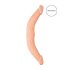 RealRock Double Dong 14 - dobbelt dildo (36 cm) - naturfarvet