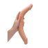 RealRock Double Dong 14 - dobbelt dildo (36 cm) - naturfarvet