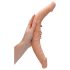 RealRock - dobbelt dildo - 36cm natur