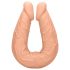 RealRock Double Dong 14 - dobbelt dildo (36 cm) - naturfarvet