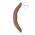 RealRock Double Dong 14 - dobbelt dildo (36 cm) - mørk natur