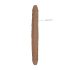 RealRock Double Dong 14 - dobbelt dildo (36 cm) - mørk natur