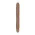 RealRock Double Dong 14 - dobbelt dildo (36 cm) - mørk natur