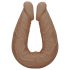 RealRock Double Dong 14 - dobbelt dildo (36 cm) - mørk natur