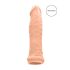 RealRock - penissleeve - 17 cm - natur