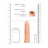 RealRock - penissleeve - 17 cm - natur