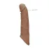 RealRock - penissleeve - 21cm - mørk natur