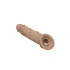 RealRock - penissleeve - 21cm - mørk natur