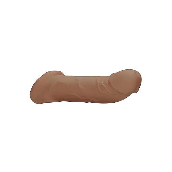 RealRock - penis sleeve - 21,5cm - mørk natur